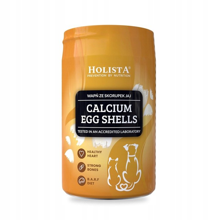 Holista Calcium Egg Schells - kiaušinio lukštų kalcis šunims ir katėms 300 g.
