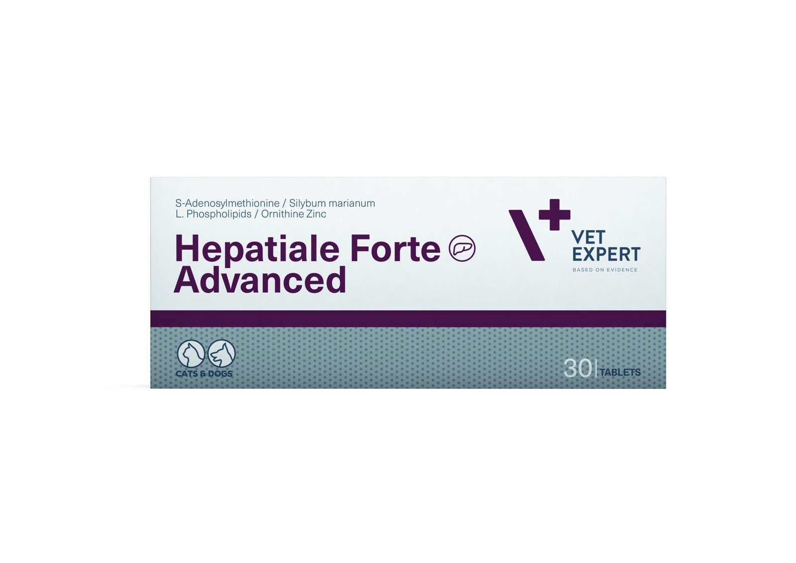 Vetexpert Hepatiale Forte Advanced - papildas šunims ir katėms kepenų funkcijai gerinti 30 tabl.