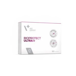 Vetexpert Bioprotect Ultra - virškinimui, mikrobiotai, normaliai žarnyno veiklai, šunims ir katėms 30 kapsl.