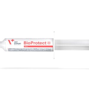 Vetexpert Bioprotect Paste - ūmiems viduriavimams stabdyti, šunims ir katėms 15 ml švirkštas.