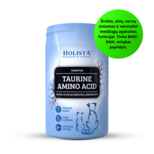 Holista Taurin Amino Acid - taurino papildas katėms ir šunims 250 g miletliai