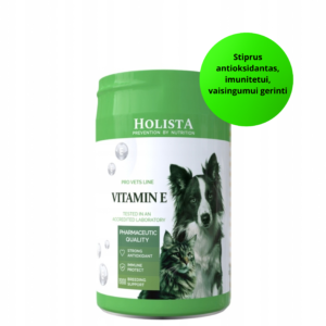 Holista Pro Vets Line Vitamin E - Vitaminas E šunims ir katėms, milteliai 200 g