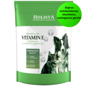 Holista Pro Vets Line Vitamin E - Vitaminas E šunims ir katėms, milteliai 800 g.