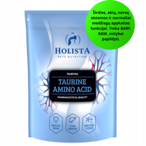 Holista Taurin Amino Acid - taurino papildas šunims ir katėms milteliai 500 g