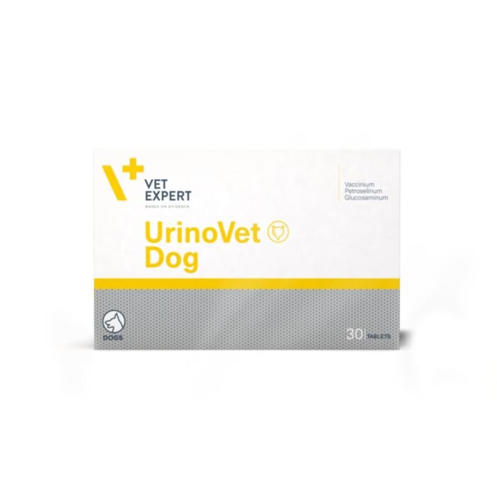 Vetexpert UrinoVet Dog - papildai šunims palaikantys šlapimo pūslės ir takų veiklą, 30 tabl.