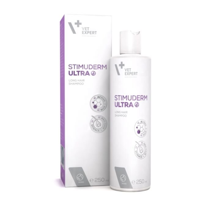 Vetexpert Stimuderm Ultra - šampūnas ilgiems šuns plaukams 250 ml
