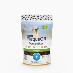 PlaqueOff Dental Bites – skanėstai burnos higienai šunims M-L 150 g