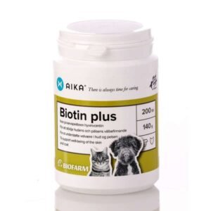 Biotin plius - papildas gerinti odą, kailį šunims ir katėms 200 tabl.