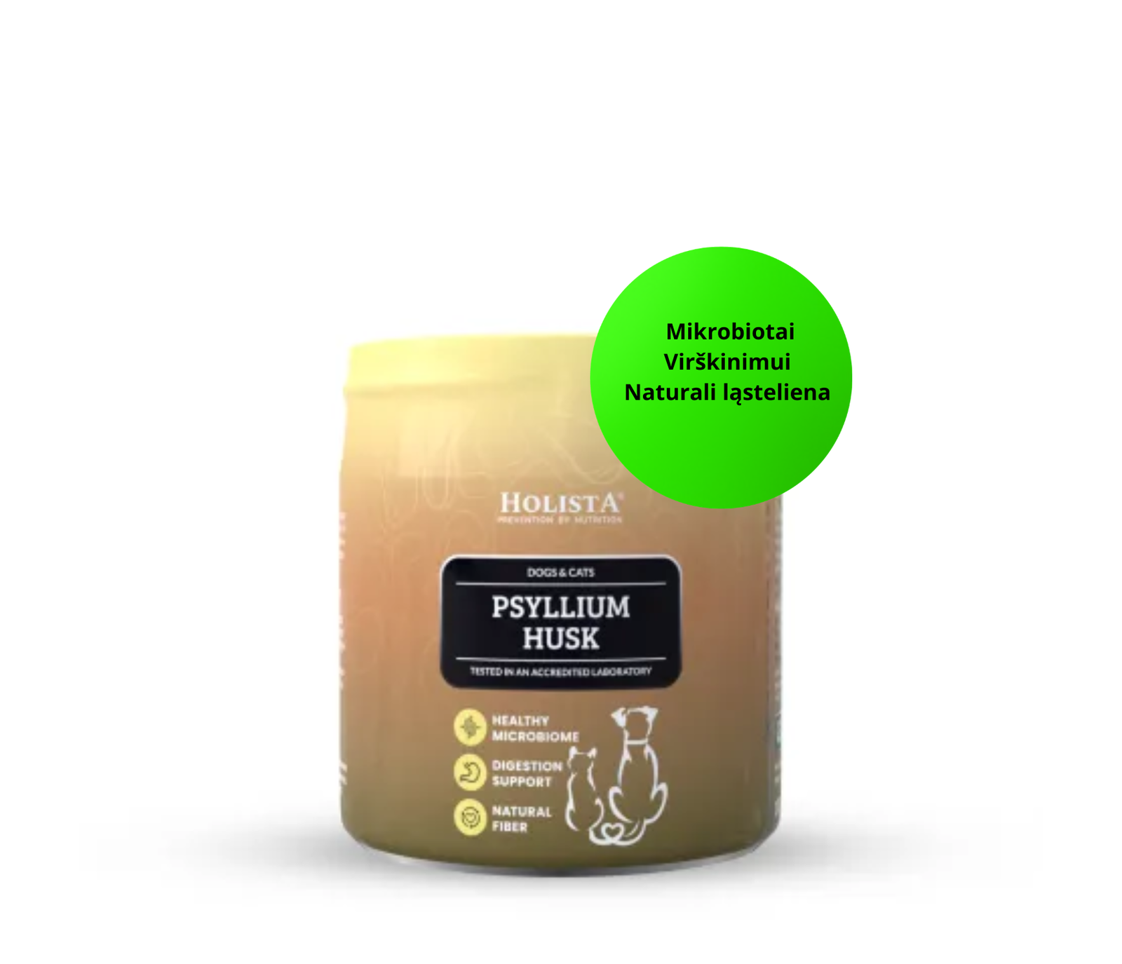 Holista Psyllium - natūrali pagalba virškinimui, ląsteliena 100 g