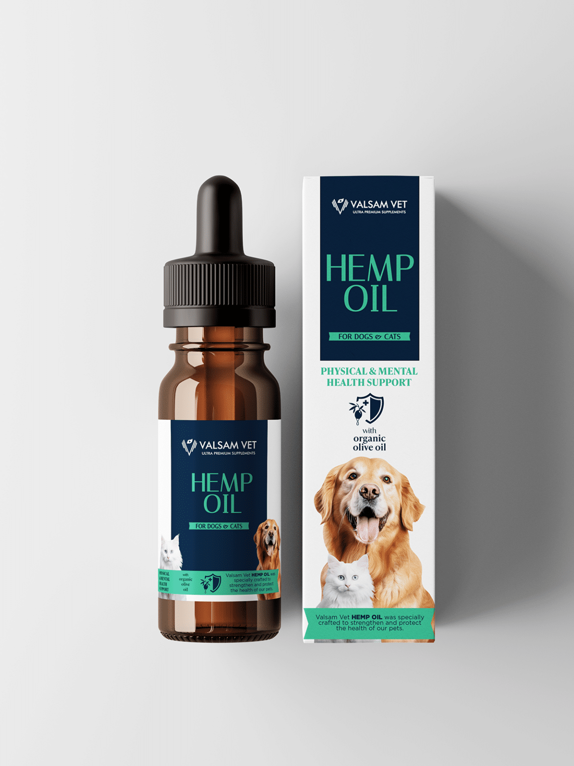 Valsam Vet Hemp Oil - kanapių sėklų aliejus šunims ir katėms 20 ml